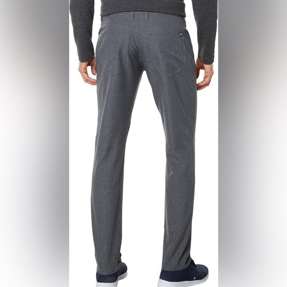 Travis Mathew Heathered Gray Open to Close Chino Pants 42 - Picture 2 of 8